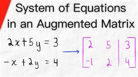 Solution: <b>Step</b> 1: Rearrange the equations to make them equal to 0. . Augmented matrix calculator with steps